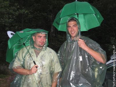Même pas peur de la pluie!!