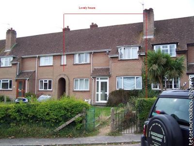 Ici les maisons ont toutes le meme style...